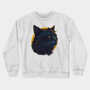 Vector Cat Crewneck Sweatshirt